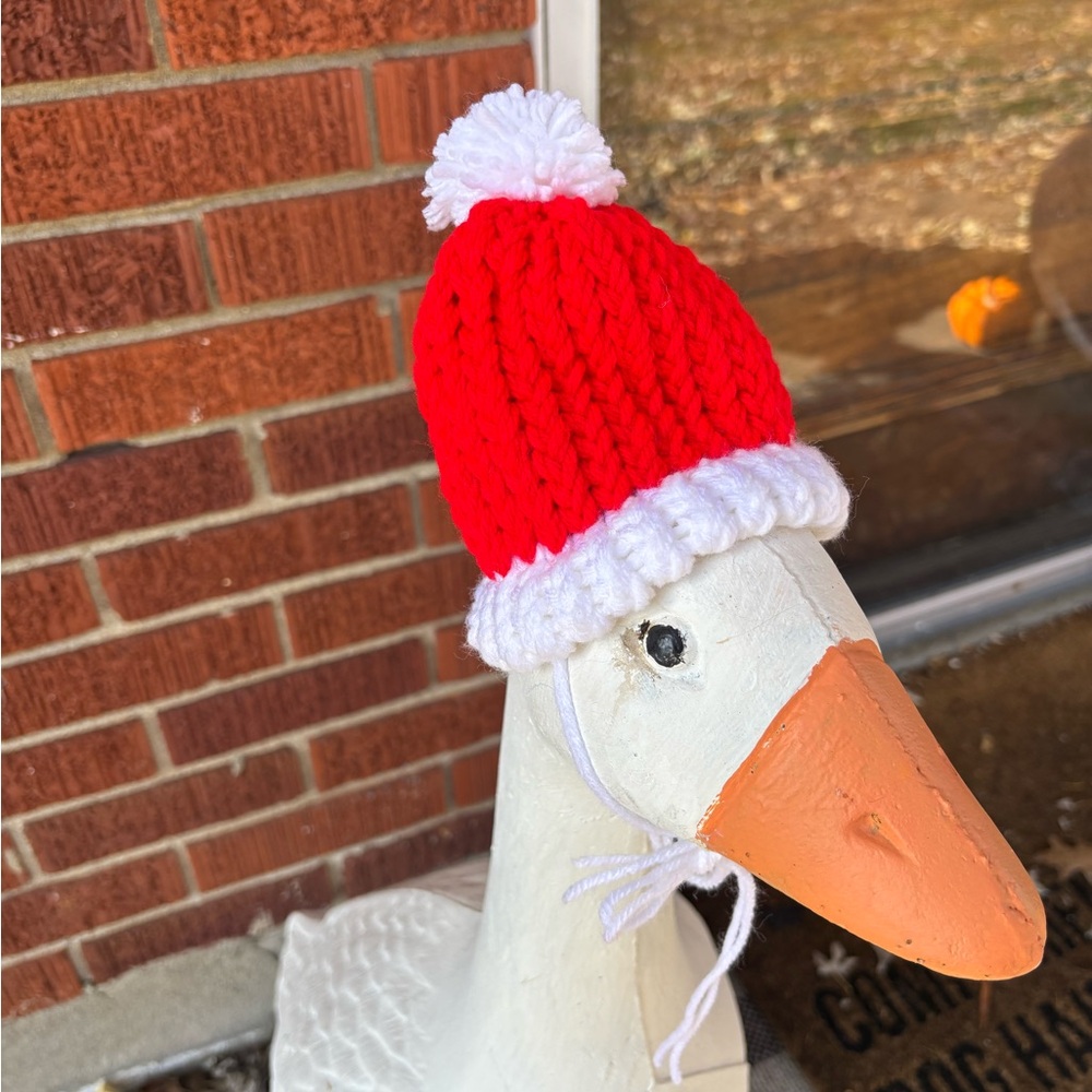 NWOT Porch Goose Knit Santa Hat